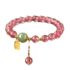 Strawberry Quartz and Jade Abundance Bracelet