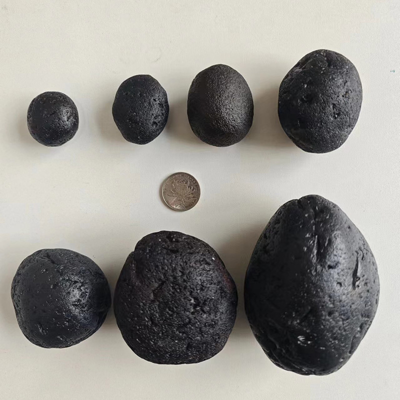 Raw Black Obsidian Stones