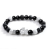 Pixiu Protection Bracelet with Lava Stone & Onyx